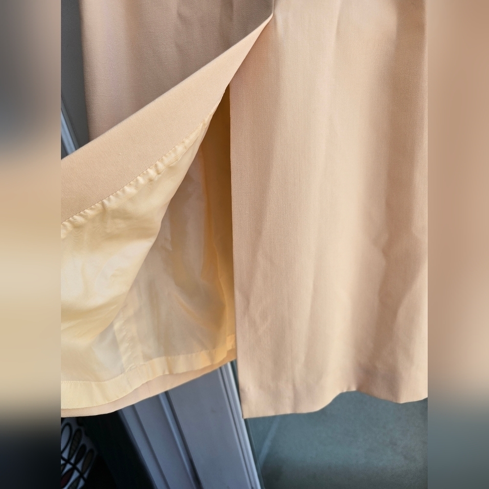 Ellen Tracy Tan Vintage Midi Pencil Skirt for Work - Picture 4 of 12